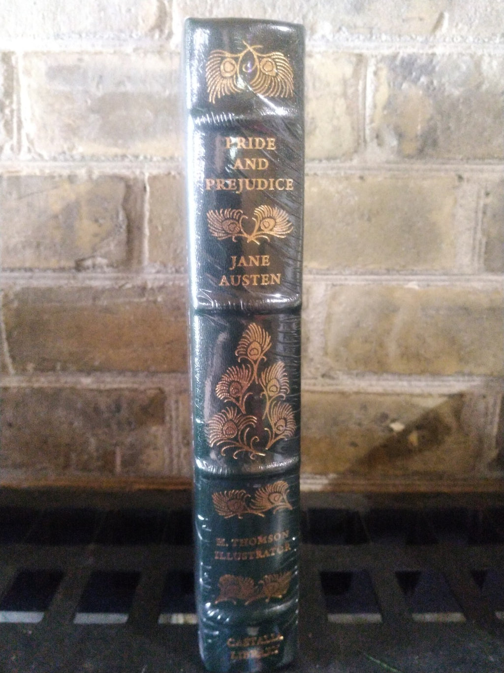 Pride and Prejudice Castalia Library leather bound edition spine