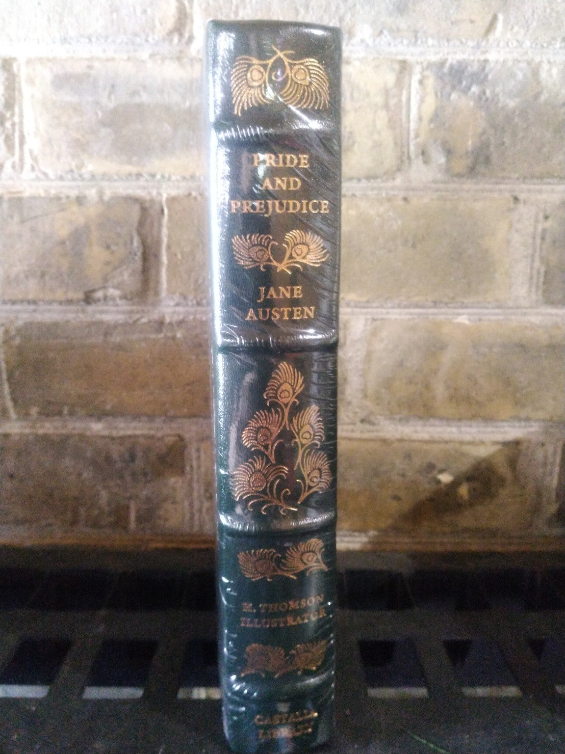 Pride and Prejudice Castalia Library leather bound edition spine